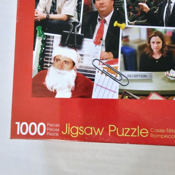 The Office jigsaw puzzle 1000 piece NIB holiday theme - Picture 2 of 7